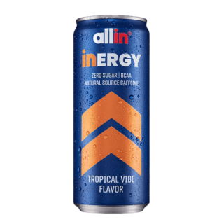 משקה אנרגיה allin inergy בטעם טרופי