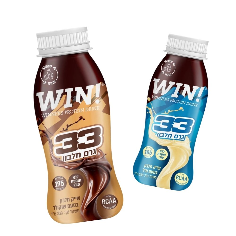 משקה חלבון win 33 champion